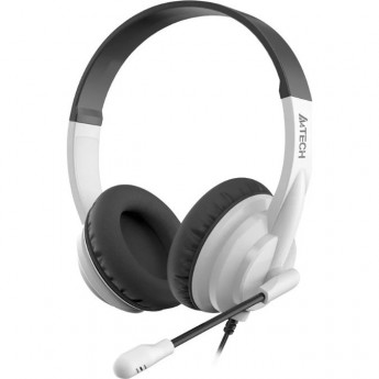 Наушники с микрофоном A4TECH BLOODY HS-10 2м накладные оголовье черно-белые Наушники с микрофоном A4TECH BLOODY HS-10 2м накладные оголовье черно-белые